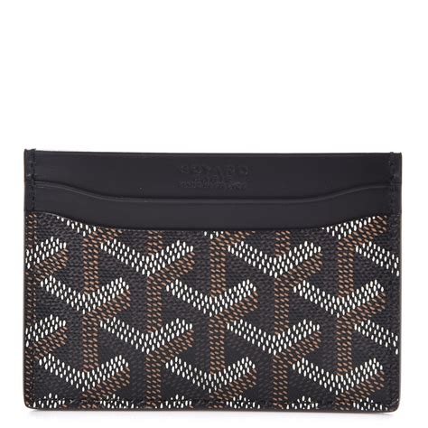 goyard saint sulpice card holder chevron|goyard card holder wallet.